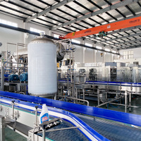 Ligne de production de boissons gazeuses, machine de mise en bouteille de soda/eau gazeuse, machine de remplissage de boissons gazeuses carbonatées