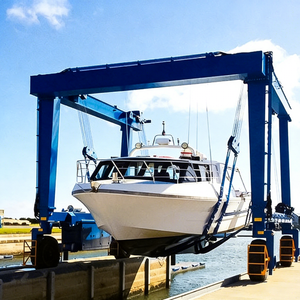 Grúa Móvil para Elevación de Barcos de 300, 500, 800 y 1200 Toneladas con Ruedas de Goma para Manejo de Yates Marinos - Product Image 4