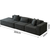 T Ultimate Multifunktionales Sofa: Modular für verschiedene Konfigurationen, kompakt für einfaches Transportieren