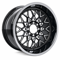Jantes forgées en maille 12000t tendance 2026 pour camionnettes Super Duty, usinées avec précision CNC, motif maille classique