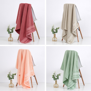 Custom 100% Cotton Luxurious <strong>Jumbo</strong> Bath <strong>Towel</strong> Set Wholesale 90*180 cm Highly Absorbent Soft Extra Large Bath <strong>Towel</strong> - Product Image 2