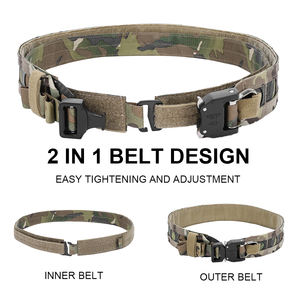 Cintura tattica a sgancio rapido per servizio di sicurezza leggera cintura centrale tattica in Nylon Molle di alta qualità da uomo - Product Image 2