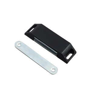 Hongsheng Abs Magnetic Door Catcher White Black Reddish Brown Cabinet Hardware Accessory Minimalist Design No <b>Drilling</b> Required - Product Image 2