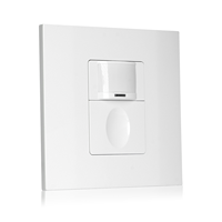 Interruptor con Sensor de Movimiento de Pared Estándar Británico RZ023-5A 100~265V, 3 en 1: Presencia, Absencia, Anulación Manual