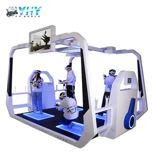 Newest Sports 4 Players VS Battle HTC Gun Shooting Simulator Arcade Device 9D VR Cinema Games VR Standing Platform