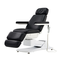 Table de massage esthétique électrique Taylor-470, 4 moteurs, chaise d'examen médical, chaise faciale en cuir PU, confortable et réglable