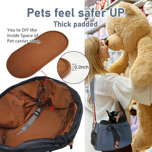 Free sample Travel Portable Handfree Single Shoulder Pet Breathable Mesh Bag Pet Sling <b>Carrier</b> for Small <b>Dogs</b> - Product Image 6