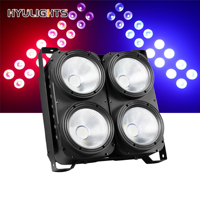 Projecteur LED COB en aluminium 4x100W 4 yeux RGBWA+UV, contrôle DMX512, éclairage pour scène, discothèque, fête, mariage, effet lumineux