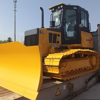 Oferta Especial: Bulldozer de Orugas DH10-B3 de 110HP con Capacidad de Cuchilla de 2.7m³ y Oruga de 630mm para Movimiento de Tierras en Construcción