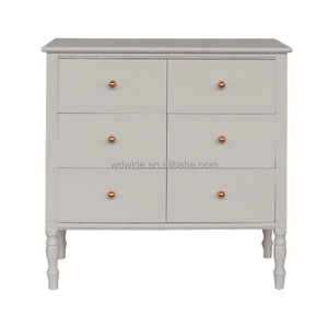 Cajones de madera maciza minimalistas escandinavos, armarios de madera de almacenamiento de dormitorio de troncos nórdicos, cómoda para sala de estar - Product Image 5