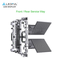 LEDFUL Manufacturer lampu LED 500X500MM P2.976 P3 P3.91 dalam dan luar ruangan, layar sewa dinding Video layar tampilan LED sambungan mulus