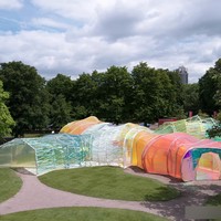 Film de serre ETFE-250 à succès, traité anti-UV, résistant aux déchirures, pour maintenir la chaleur, structure tendue en plastique