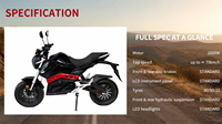 Moto électrique CKD CBU, scooter à 2 roues, cyclomoteur, moto électrique pour adultes, 2000W, vitesse de 70 km/h, moto électrique fabriquée en Chine