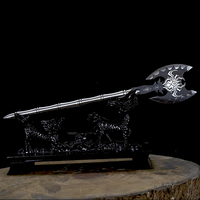 Couteau à thé chinois Longquan Micro arme froide série couteaux pistolets épées hallebardes aiguilles à thé forgeage en acier inoxydable