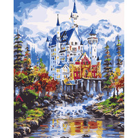 Peinture par numéros DIY en promotion, toile peinte à la main, art décoratif mural, photo personnalisée