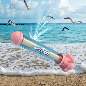 Pistolets à eau d'été pour enfants, canons à eau rétractables pour les combats aquatiques amusants à la plage, jouet en gros - Product Image 2