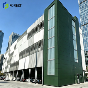 อาคารจอดรถโครงสร้างเหล็กหลายชั้น มาตรฐาน ISO14001 ศูนย์กระจายสินค้าโลจิสติกส์ยานยนต์หนักแบบโมดูลาร์ - Product Image 1