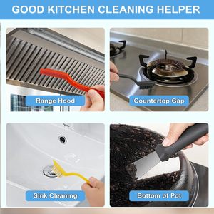 11pcs Crevice <strong>Cleaning</strong> <strong>Brush</strong> Multifunctional <strong>Cleaning</strong> <strong>Brush</strong> Tools Hard Bristle Gap <strong>Cleaning</strong> <strong>Brush</strong> for Hotel <strong>Bathroom</strong> <strong>Tiles</strong> - Product Image 5