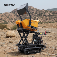 Mini-dumper chargeur hydraulique auto-chargeur, capacité de charge 500-1000 kg, pour usage domestique, état neuf, dumper élévateur