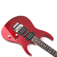 HUASHENG Double Rocking Baking Varnish Electric Guitar OEM ODM 24 Fret High Gloss Basswood Maple Neck Beginner