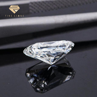 Diamante Cultivado en Laboratorio con Certificado IGI, Corte Radiante de 5 Quilates, D E VVS2 VS1, Corte Excelente, CVD, para Joyería
