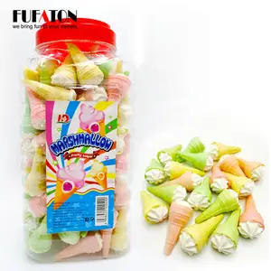 Commercio all'ingrosso di frutta aromatizzato macchina marshmallow macchina per il gelato cono