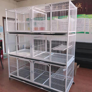 Gabbia resistente in filo di ferro trafilatura a freddo con gabbia per animali di pollame rivestita con divisorio in metallo gabbia per animali domestici - Product Image 4