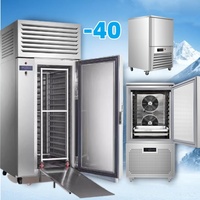 Congélateur rapide à tunnel Small China Shock 120L pour pâtes, 5 à 10 plateaux, congélation rapide des poissons, congélateur rapide -25 à -40°C pour gâteaux en moules
