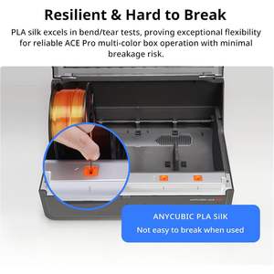 Anycubic Silk Tri Color <b>Pla</b> <b>Filament</b> 1.75mm Dimensional Accuracy For 3D Printing - Product Image 5
