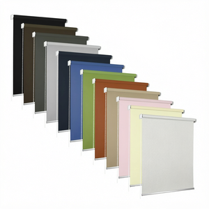 Tenda a Rullo Oscurante in Poliestere, Tenda da Finestra Manuale Montata a Soffitto 60 X 180 cm, Tenda Solida per Casa e Ufficio - Product Image 4