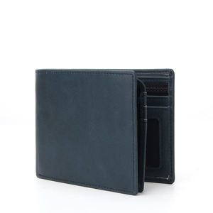 Carteira Masculina Tri-fold em Couro PU com Zíper, Múltiplos Slots para Cartões, Janela para Identidade, Carteira de Negócios para Dinheiro e Cartões - Product Image 3