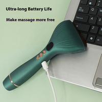 Mini appareil électrique portatif Gua Sha avec pierre de Bian, rechargeable, à vibrations ultrasoniques, pour le soin des yeux et le massage facial