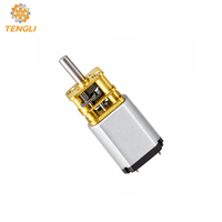 Moteur à courant continu brossé Tengli GM13-030 avec arbre de 3 mm, boîte de vitesses à engrenages droits de 13 mm, 3V 6V 12V 24V, rotation CW/CCW, pour appareils domotiques