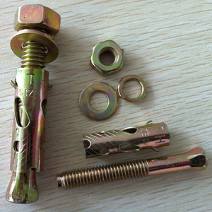 Boulons d'ancrage à manchon aileron de requin en acier au carbone résistant, galvanisés, anti-corrosion, à haute résistance à la traction, service complet - Product Image 1