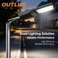 Lampadaires LED extérieurs étanches haute puissance AC 220V, indice de protection IP66, lampes de rue sur poteau, 50W