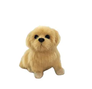Christmas Pendant Simulation Dog Decoration Bag Pendant Cute Puppy Charlie Border Collie Akita Doll Gift