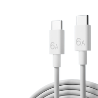 Câble de charge rapide HC 120W 6A TC, transfert de données 480 Mbps, résistant aux plis, pour smartphone, tablette, écouteurs, commande en gros