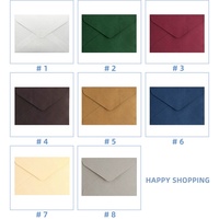 Petite invitation de mariage personnalisée de luxe fantaisie enveloppes de lettre de remerciement enveloppes de lettre de cadeau enveloppes texturées en lin