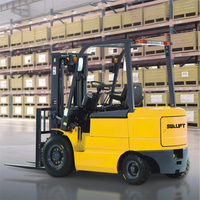 Chariot élévateur électrique à 3 roues 1 tonne 1,5 tonne 2 tonnes Mini chariot élévateur électrique avec petit rayon de braquage pour les espaces restreints