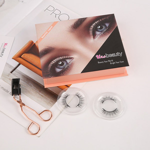 2 pairs of magnetic false eyelashes set European and American thick magnet eyelashes imitation mink magnetic eyelashes - Product Image 4