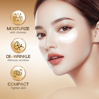 OEM SADOER Vente en gros Masque pour les yeux lyophilisé au collagène et à l'acide hyaluronique Estomper les cernes Éclaircissant Patchs en gel anti-rides pour les yeux