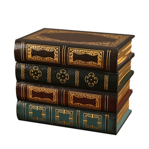 Décoration de style européen : <span class=keywords><strong>livre</strong></span> factice vintage, modèle de <span class=keywords><strong>livre</strong></span> de bureau, accessoire de photographie - Product Image 2