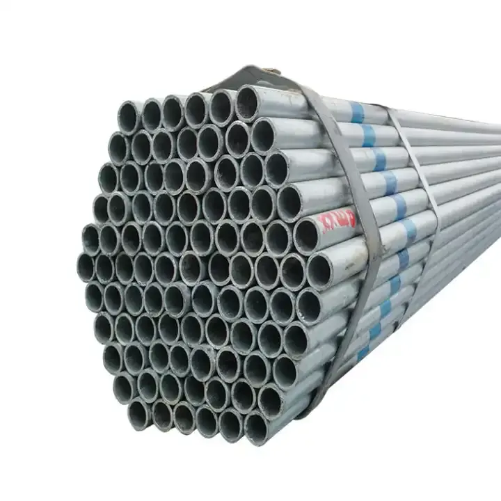 1/2 polegada ERW aço galvanizado tubo soldado preço astm a53 sch 40 grau b pré galvanizado tubo de aço carbono redondo