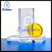 Prix d'usine verre de cristal de saphir revêtement AR fenêtres de saphir