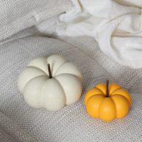 Ornements de citrouille artisanaux en porcelaine blanche de style rustique américain, design champêtre, décoration intérieure pour salons et caves à vin