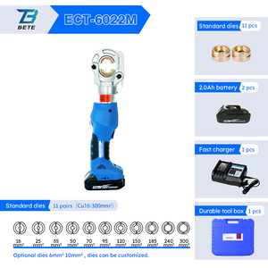 BETE ECT-6022M 6T Pince à sertir intelligente pour batteries 360 °   Tête rotative avec puce de données pour borne Cu/Al OEM - Product Image 1