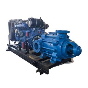 ปั๊มน้ำดีเซลแบบแรงเหวี่ยงหลายระดับ สำหรับการเกษตร ชลประทาน และน้ำป้อนหม้อไอน้ำอุตสาหกรรม ปริมาณน้ำมาก - Product Image 1