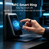 Bague de paiement NFC à design personnalisé, programmable et étanche, bague intelligente de paiement NFC de haute technologie