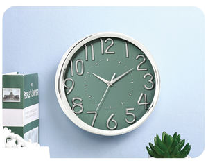 Reloj <span class=keywords><strong>de</strong></span> Pared <span class=keywords><strong>de</strong></span> Cuarzo <span class=keywords><strong>de</strong></span> 30 CM (12 Pulgadas) con Diseño Art Deco, Silencioso, para Colgar en el Balcón/Patio - Product Image 4
