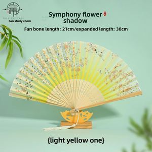 Foldable DIY Bamboo <b>Hand</b> <b>Fans</b> Folk Art Carved Portable Painted <b>Fans</b> for Business Gift Exclusive Sale MOQ 100PCS Weddings - Product Image 5